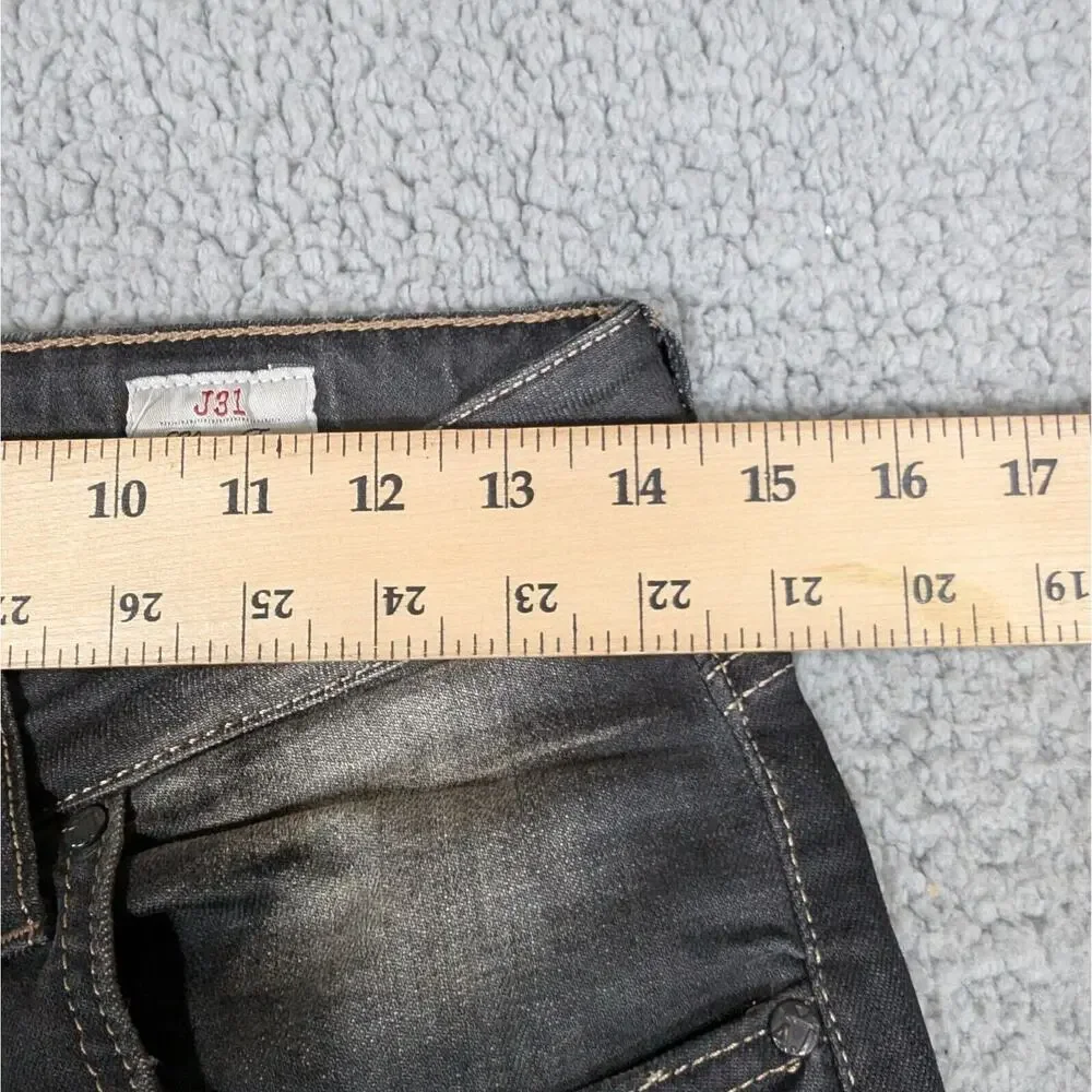 Emporio Armani Jeans Mens Size 28X27 Black J31 Slim Fit Jeans